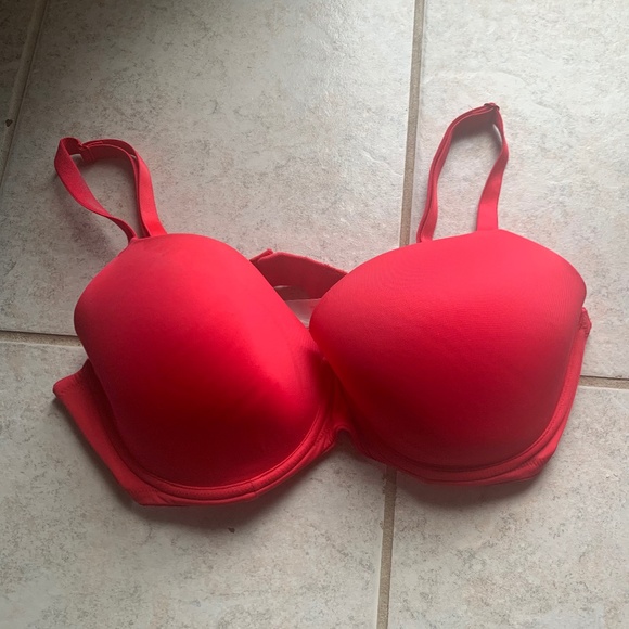 PINK Victoria's Secret Other - Pink Red Wear Everywhere Bra Size 36D